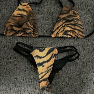 Tiger stripped bikini super sexy